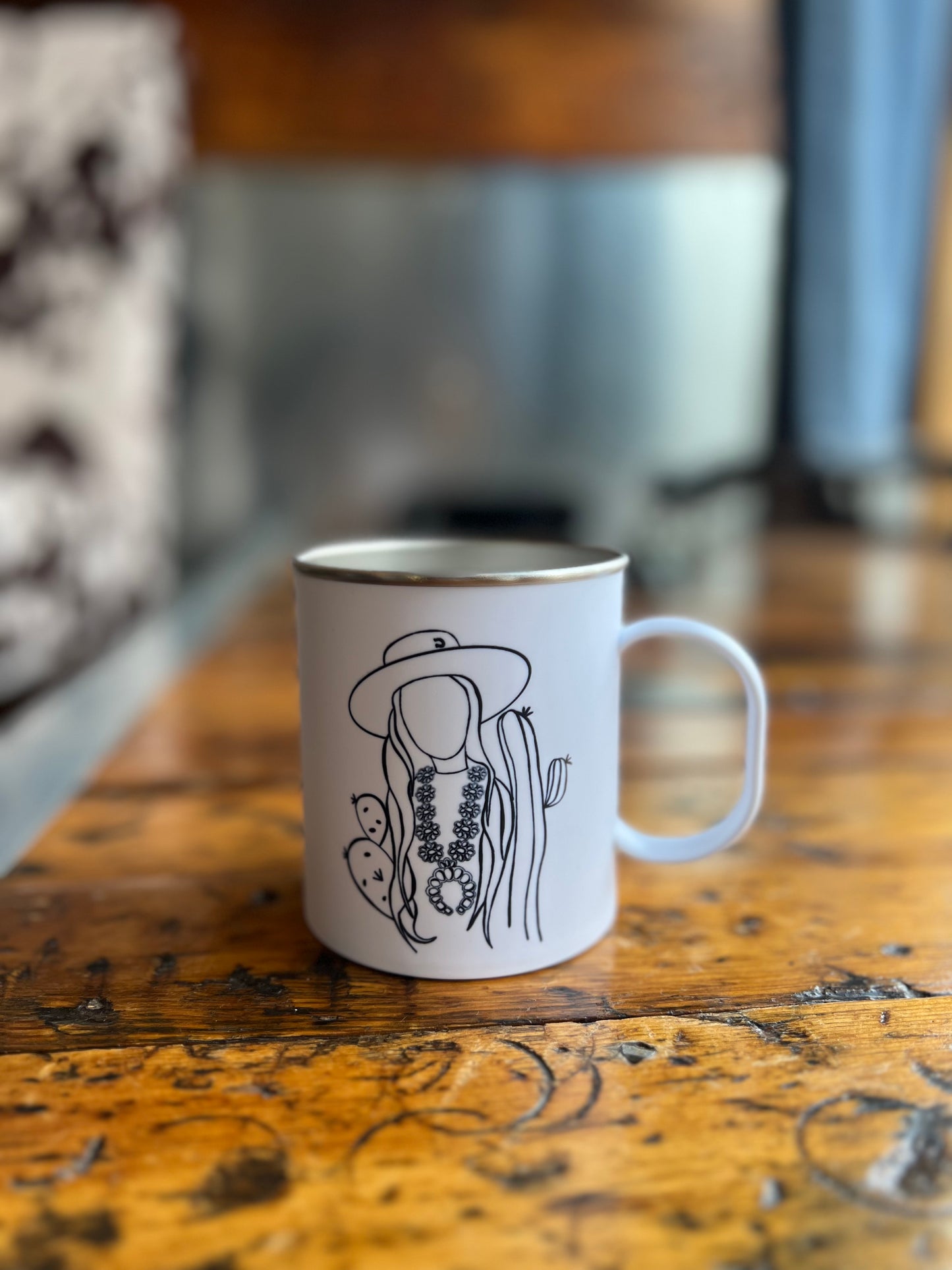 Cactus Cowgirl Camp Mug