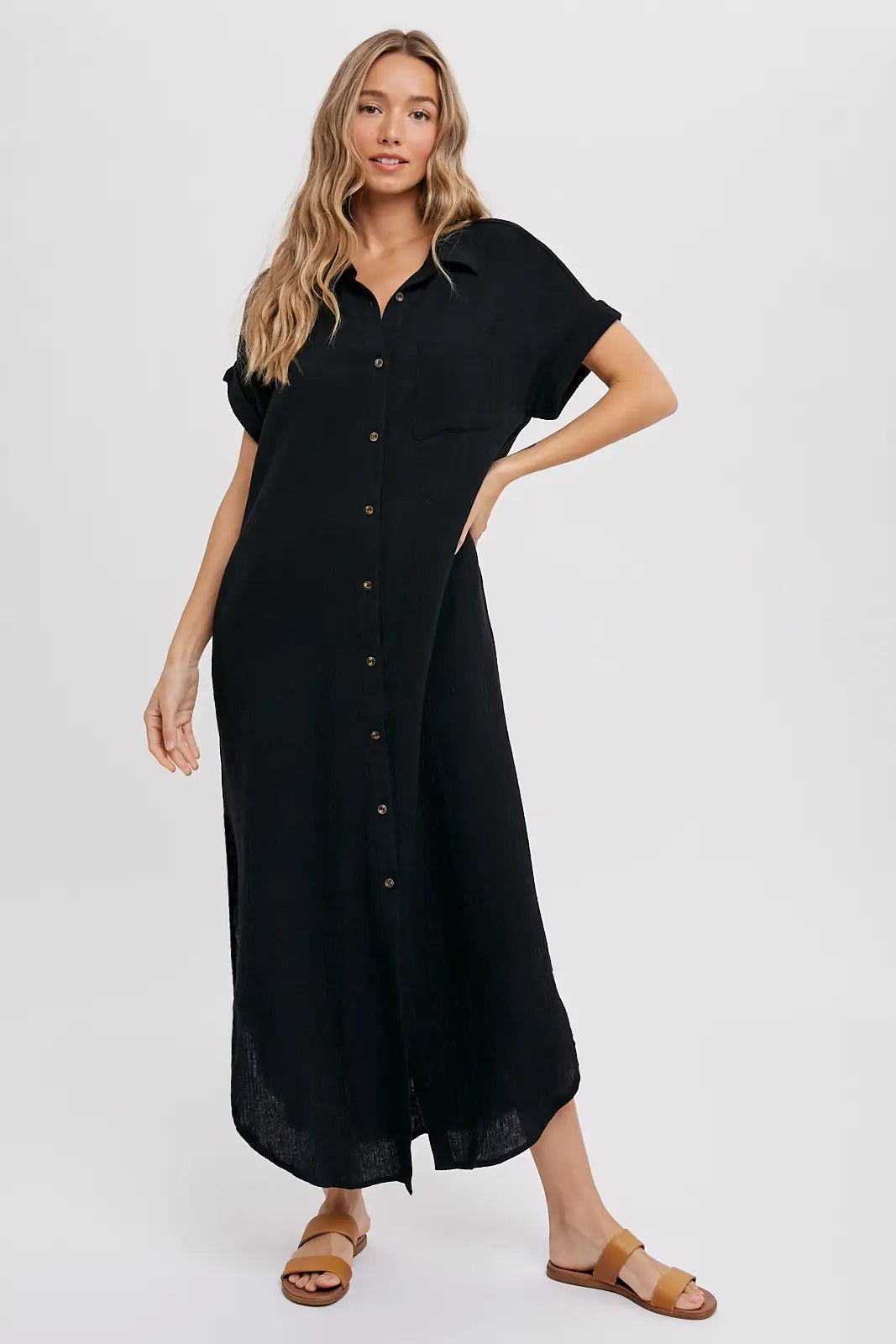 Maxi Shirt Dress