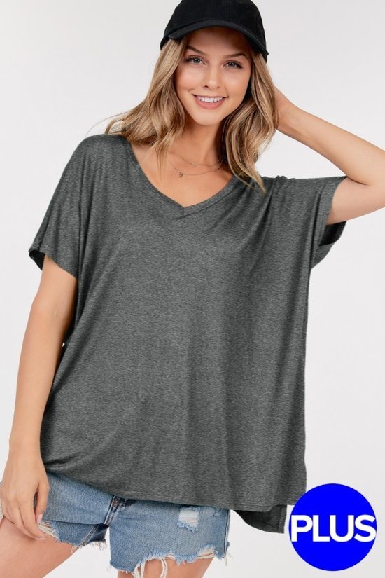 Basic Dark Heather Tee