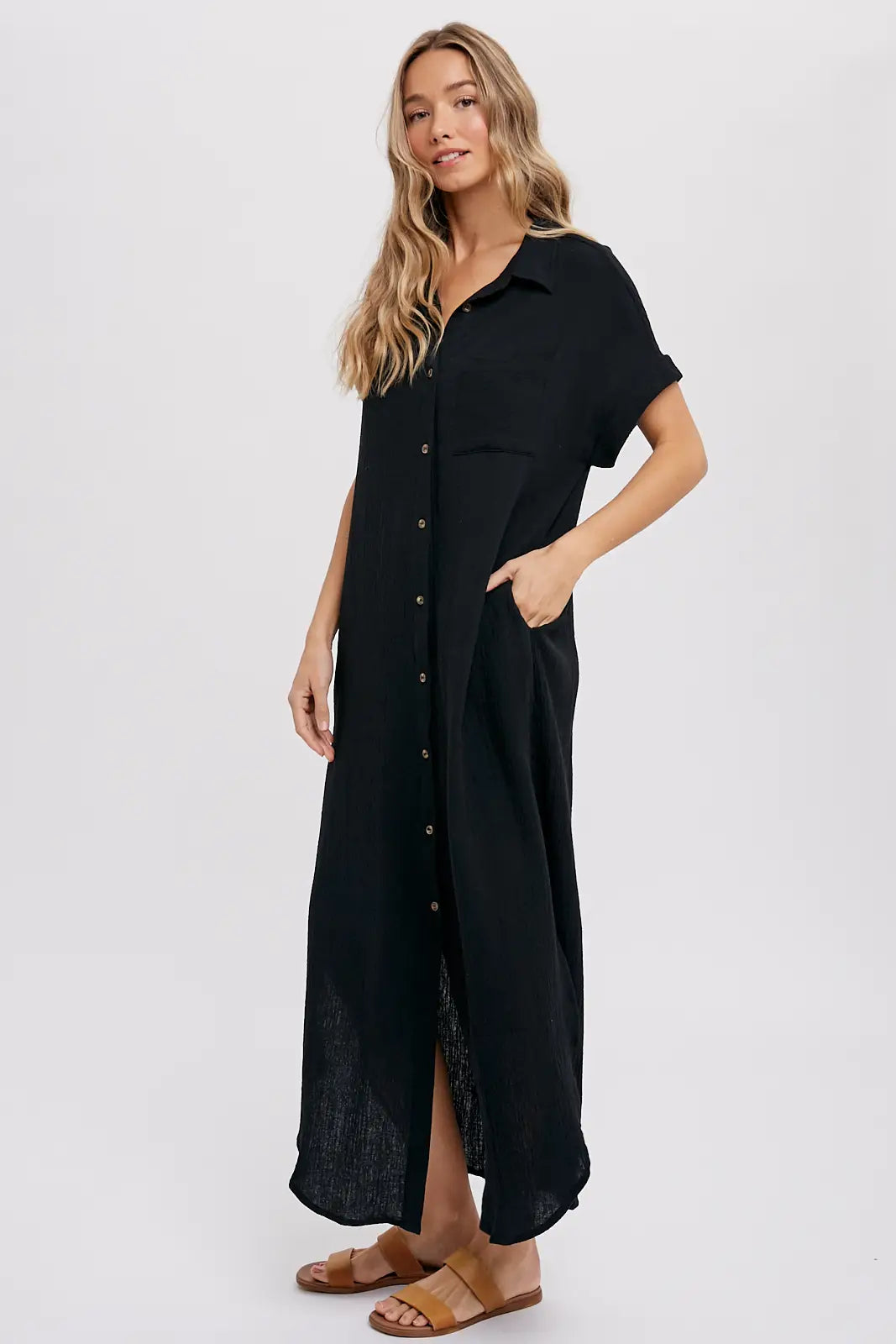 Maxi Shirt Dress