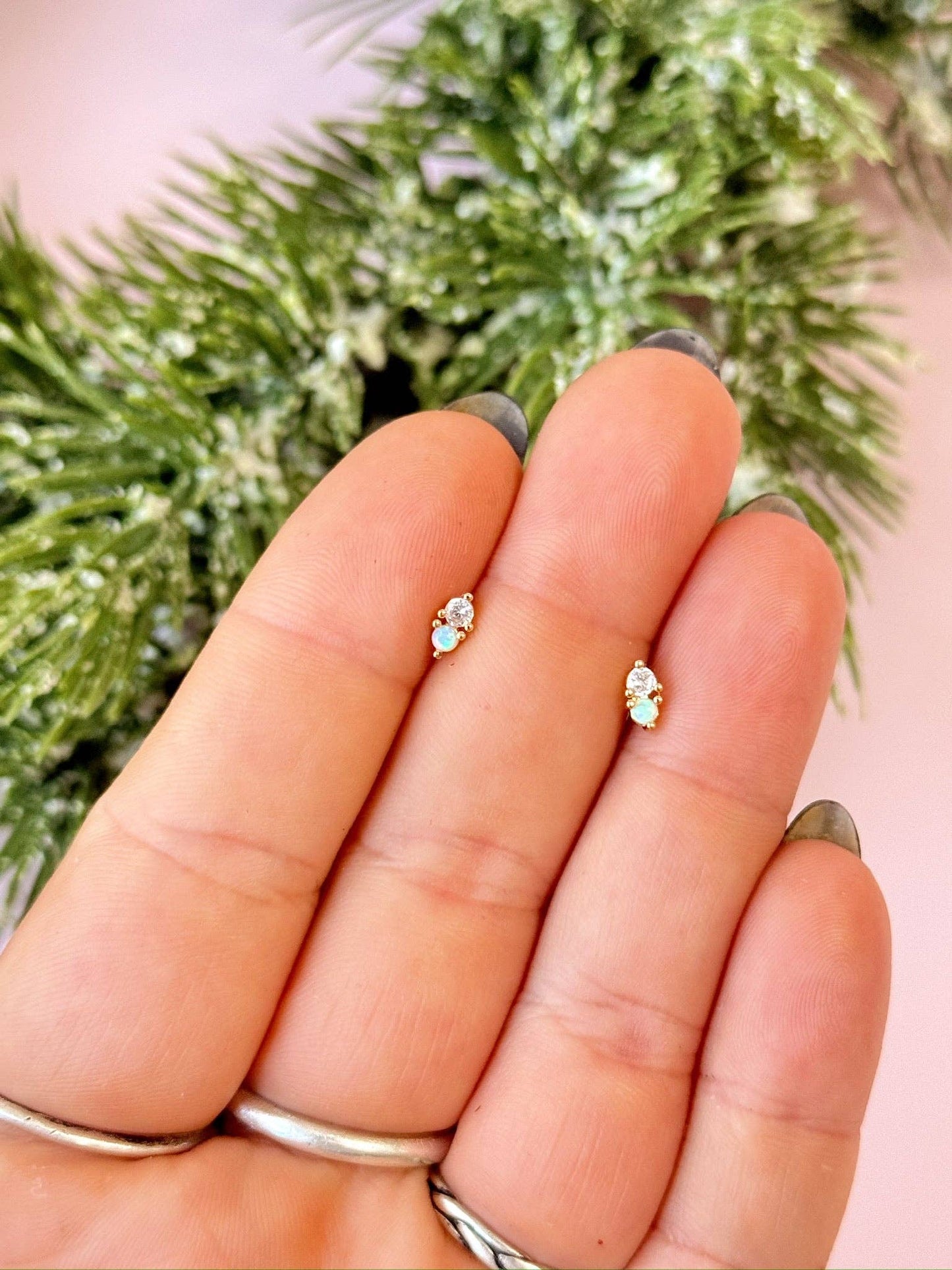 Opal Studs