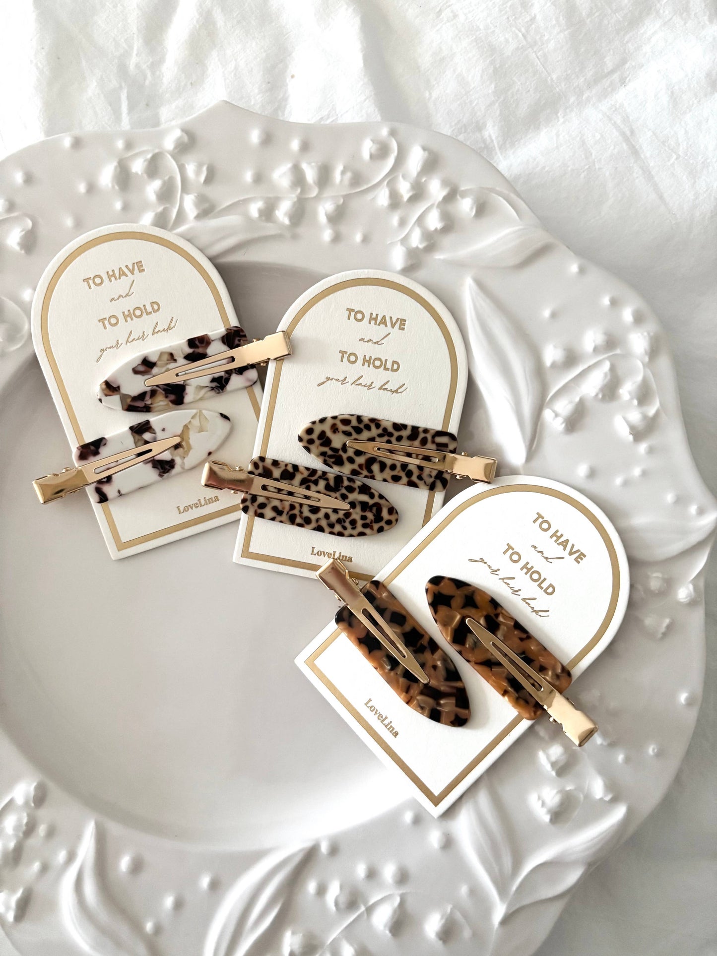 Tortoise Snap Crease Free Clip Set (DEBBIE-CHIC)