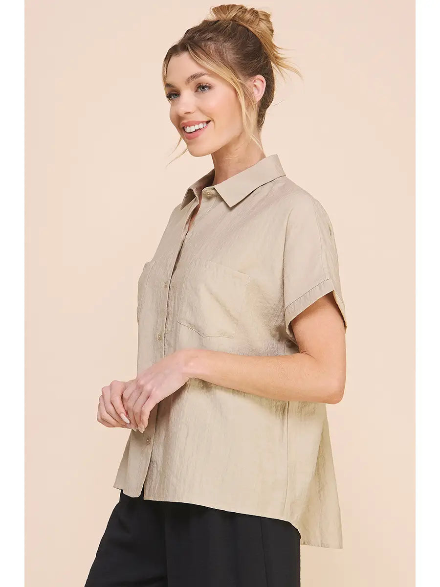 Button Down Top