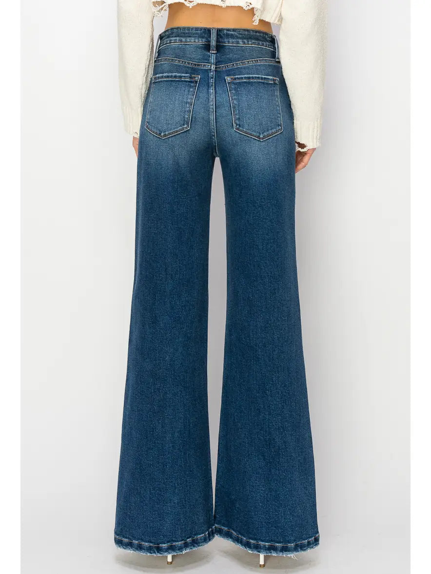 High Rise Relaxed Wide Leg Jeans