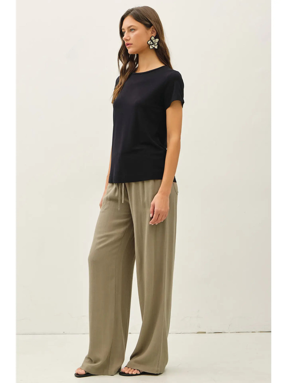 Bamboo/Modal Basic Round Neck T-Shirt