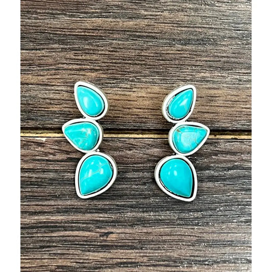 Navajo Turquoise Stud Earrings