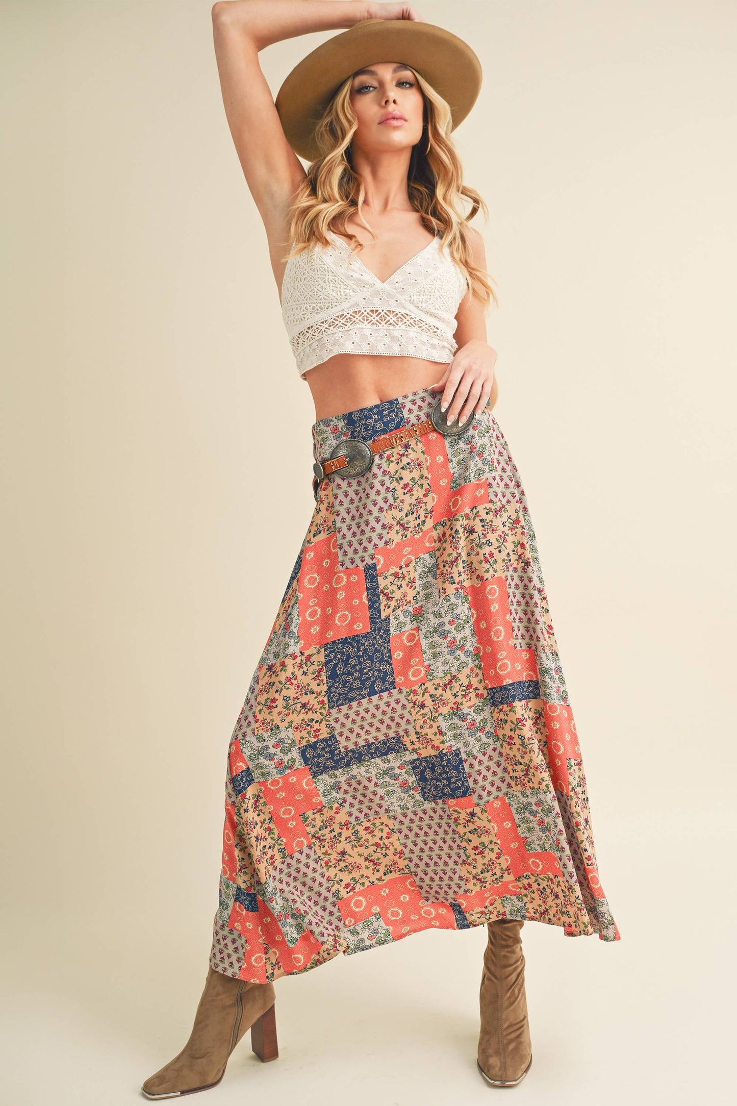 The Bradyn Print Skirt