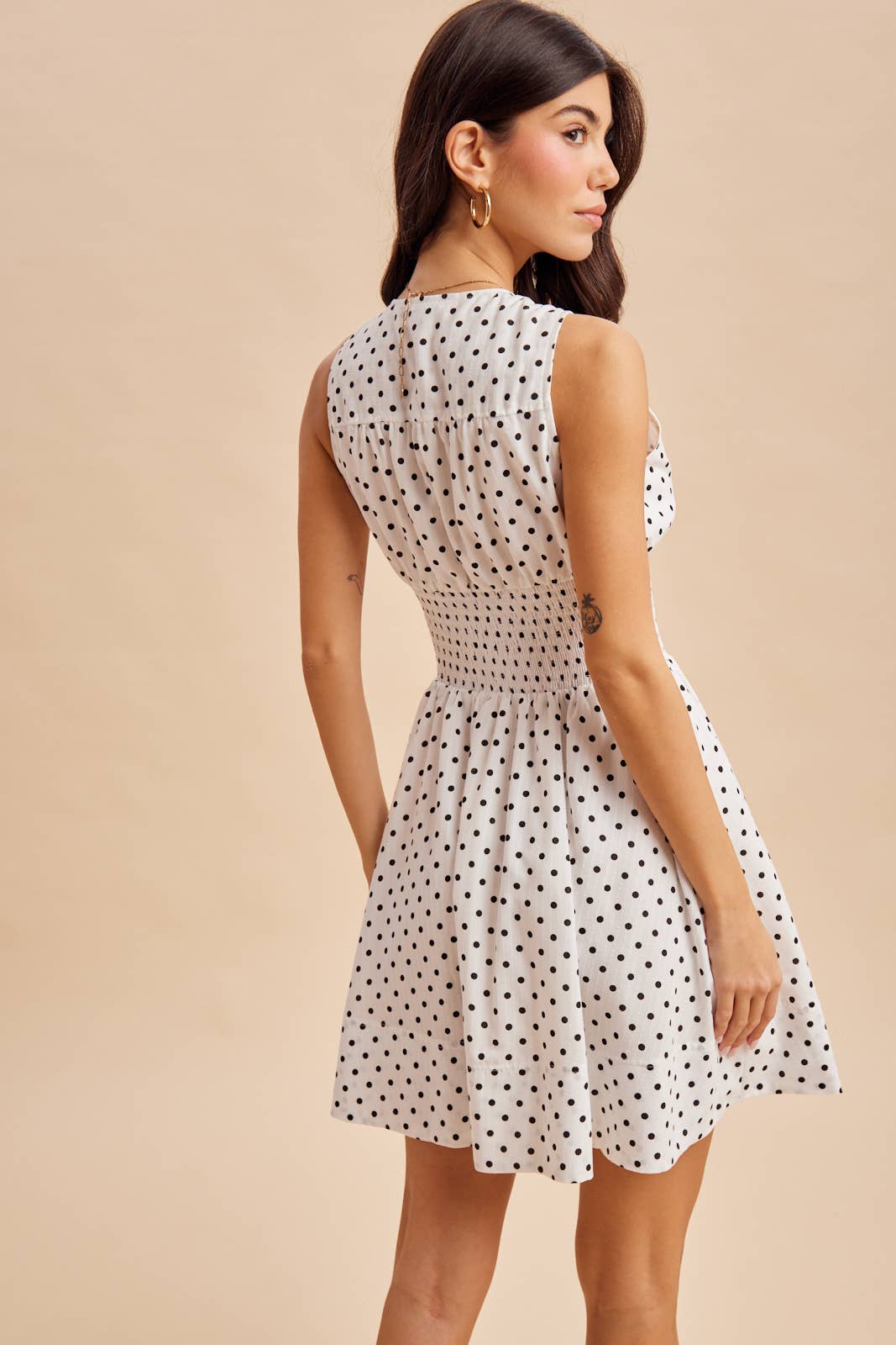 Polka Dot Mini Dress