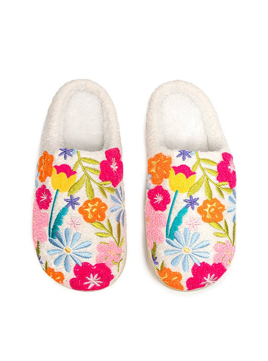 Flowers in Bloom Slippers