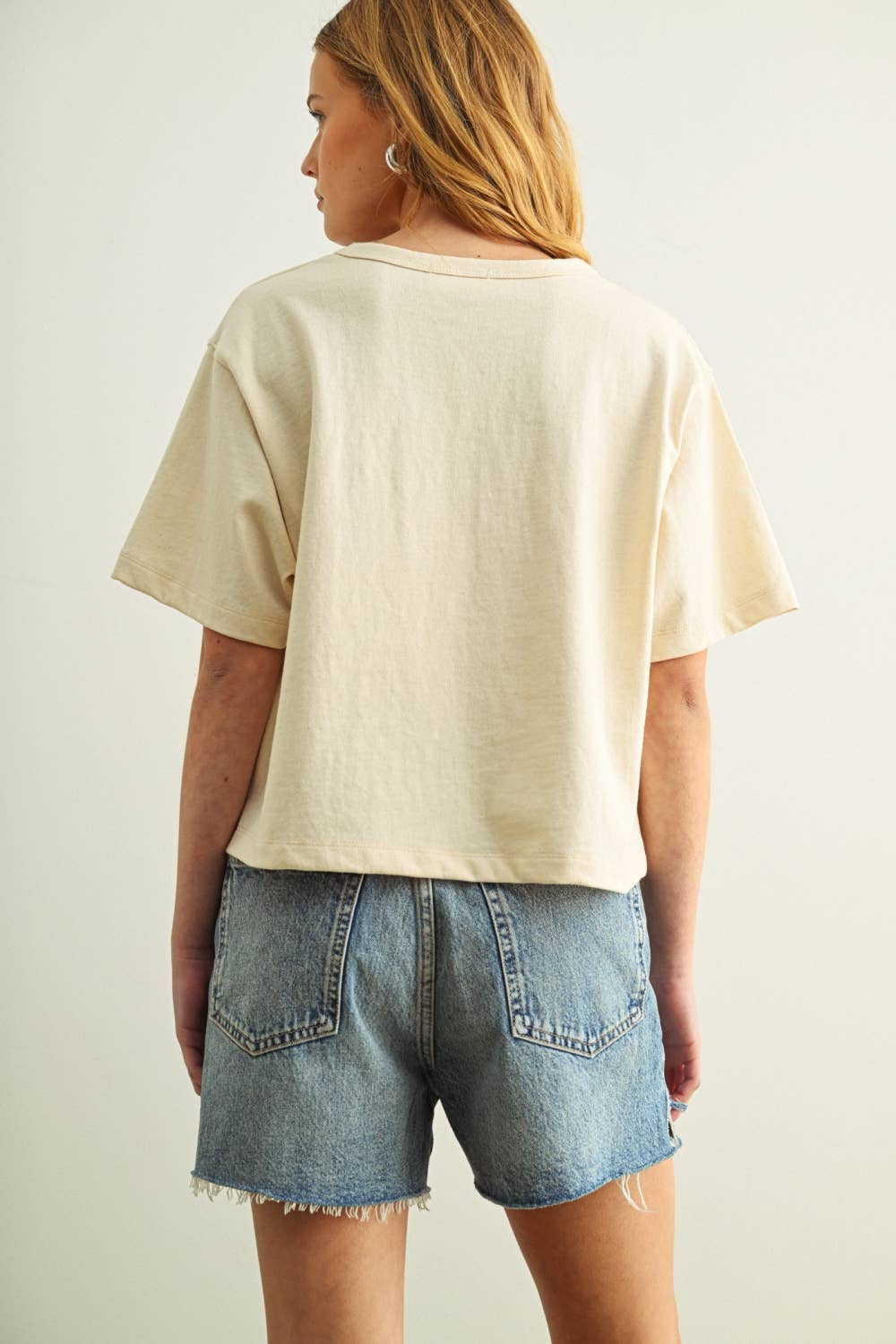 Natural Cotton Basic Top