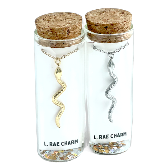 Snake Charm Necklace 