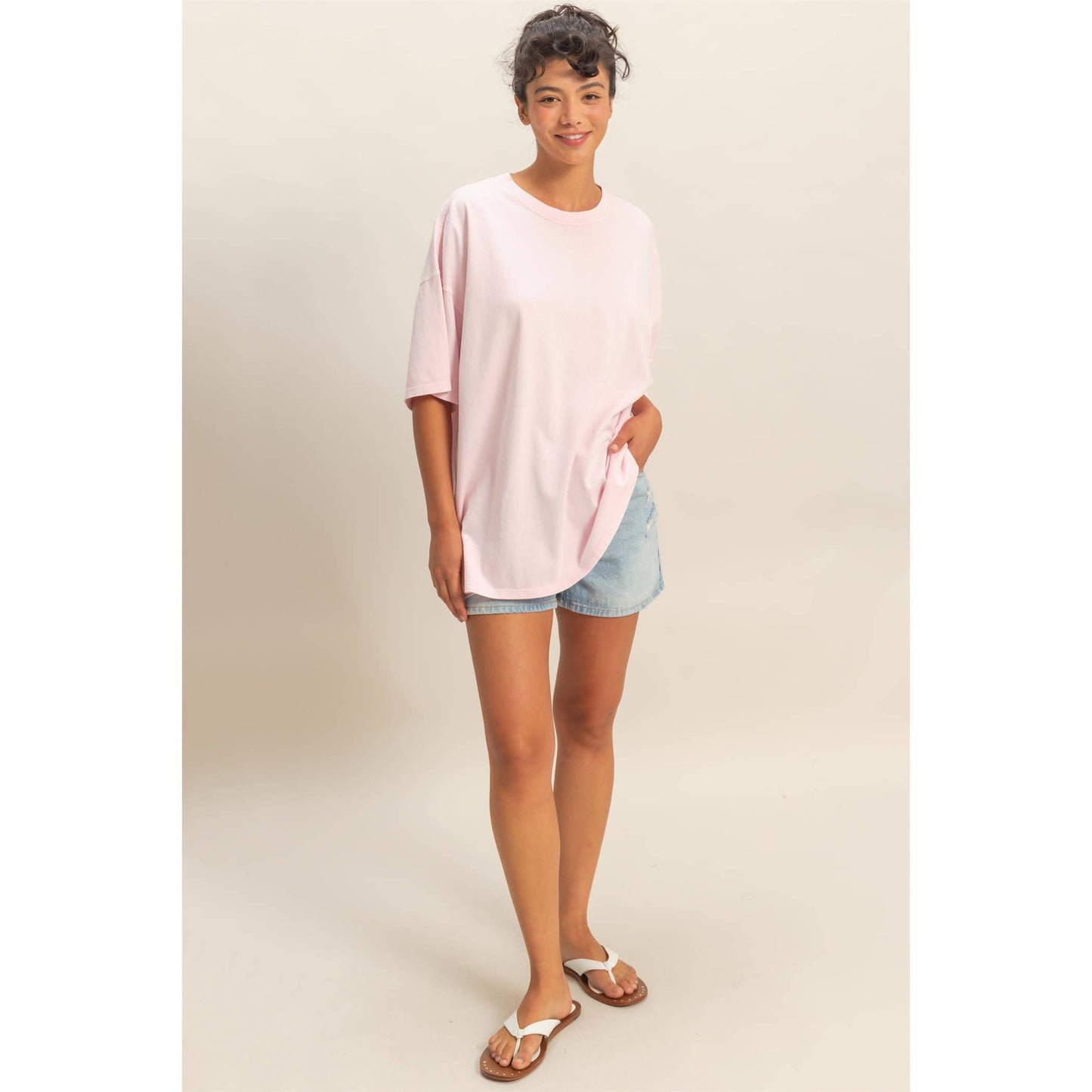 Oversized Mineral Wash T-Shirt