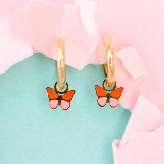 Pierced Co Butterfly Colorblock Charms