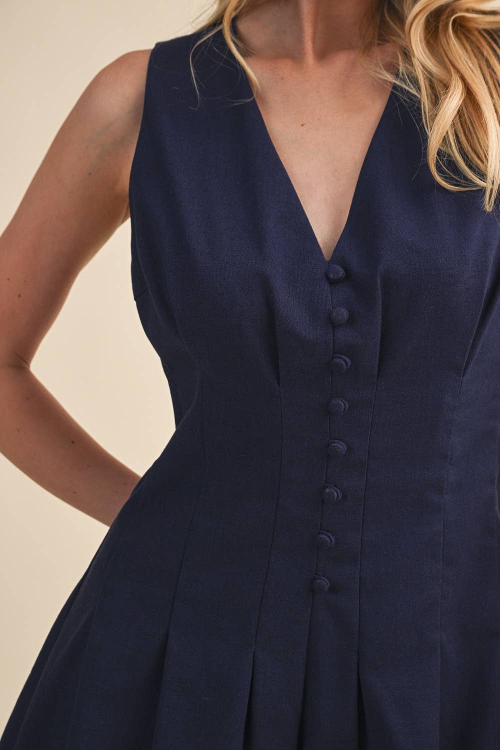 Pintuck Lined Romper