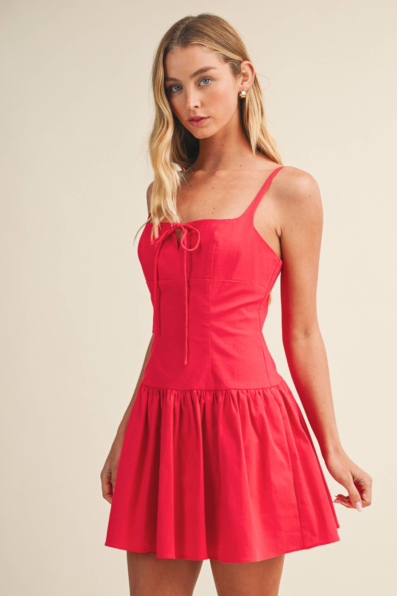 Drop Waist Skort Dress