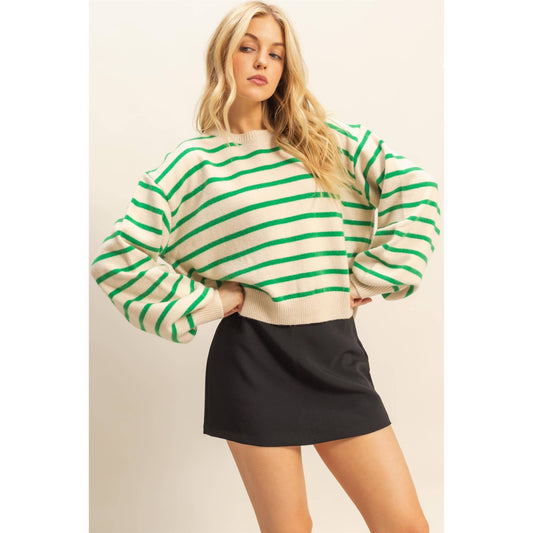 Striped Crewneck Sweater