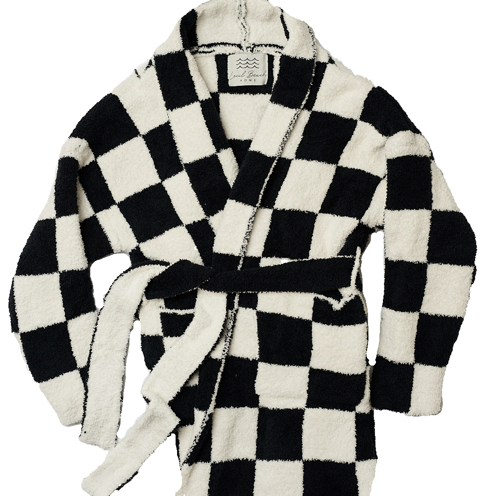 Checker Luxe Robe