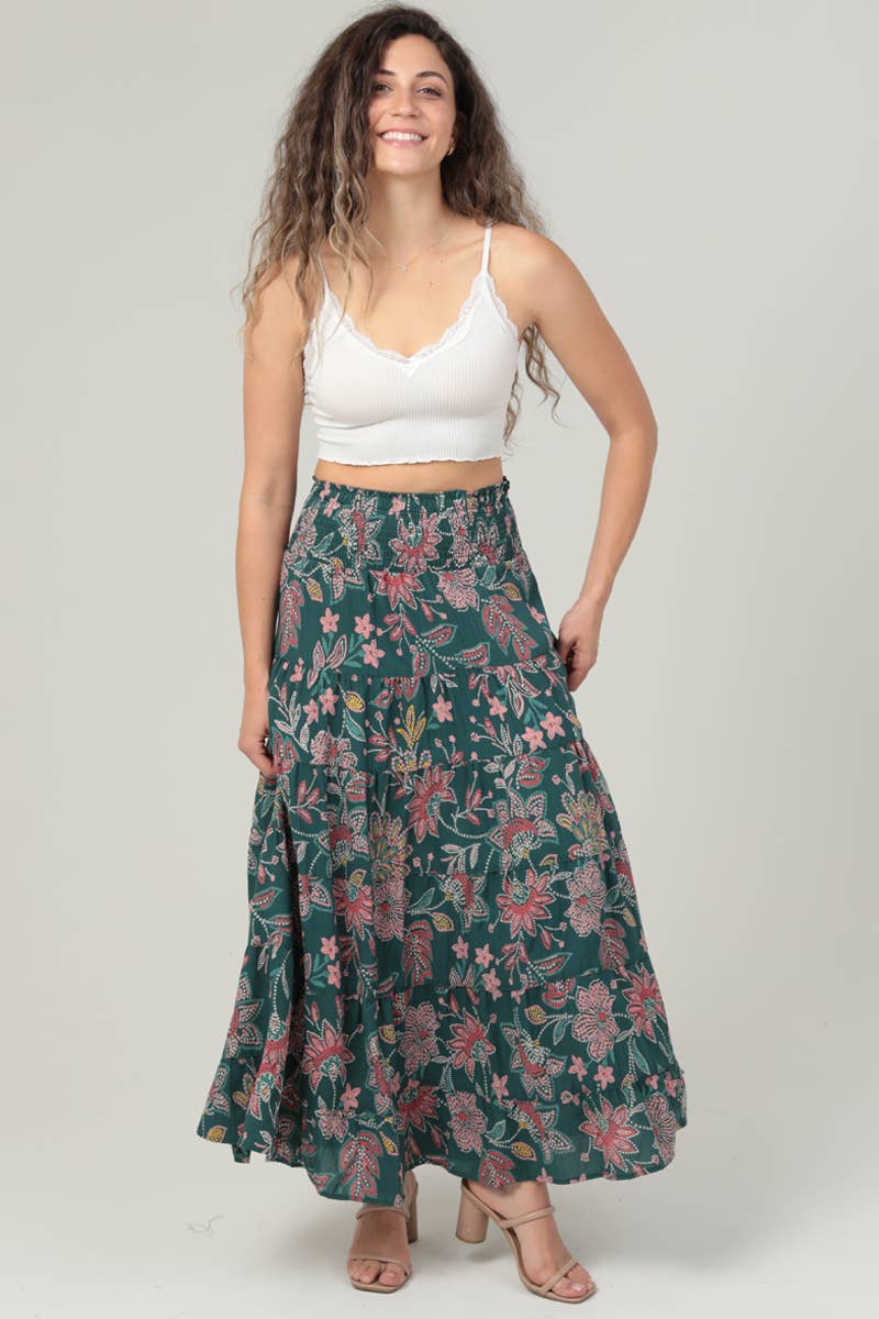 Floral Maxi Skirt