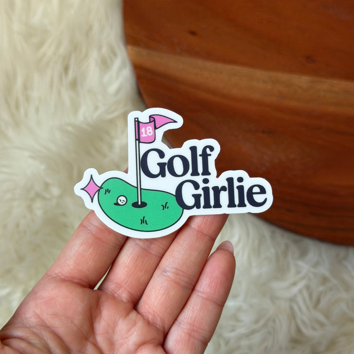 Golf Girlie Sticker