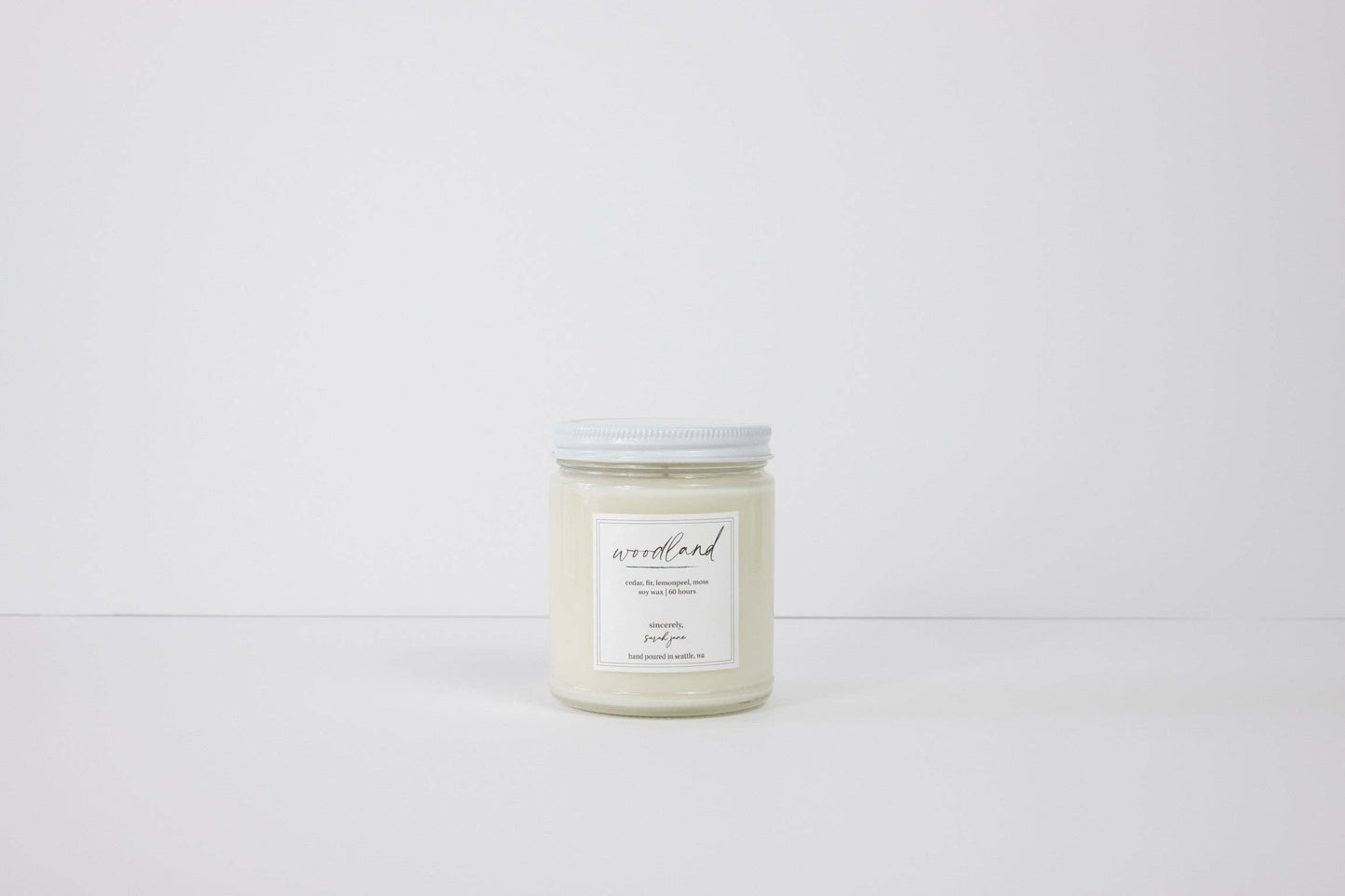 Woodland Candle - Cedar, Fir, Moss,  Lemonpeel