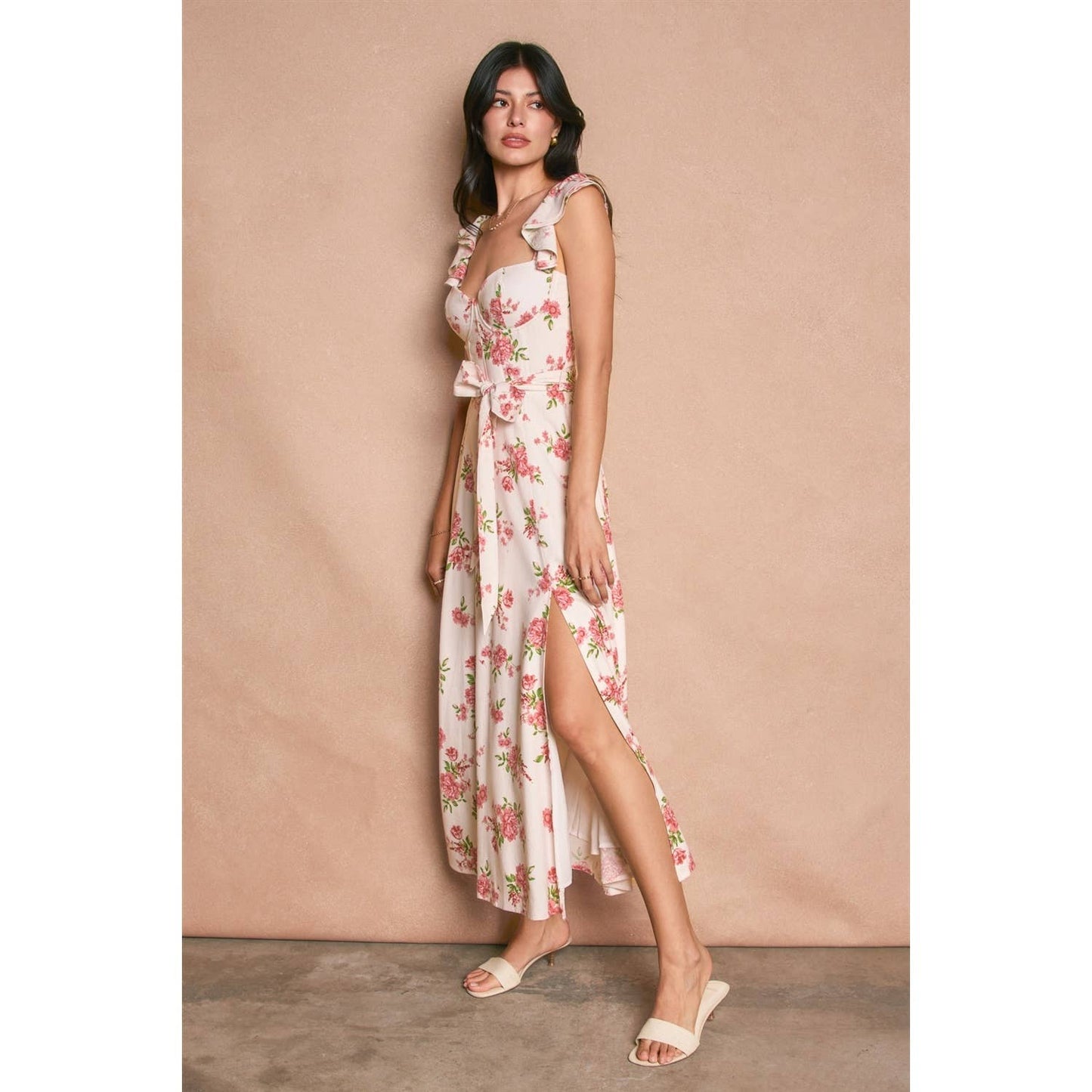 Love Galore Corset Flutter Dress
