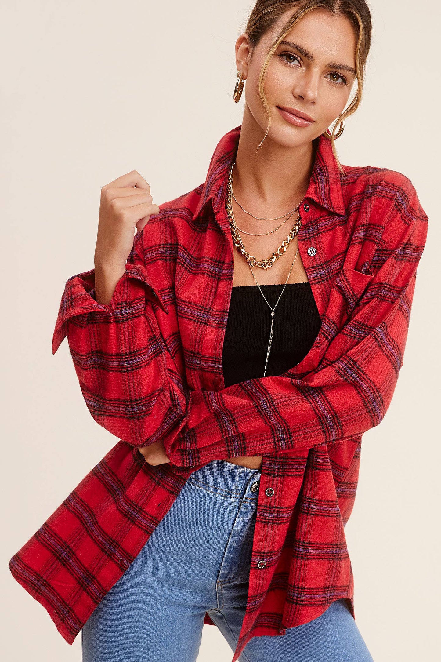 Loose Fit Flannel