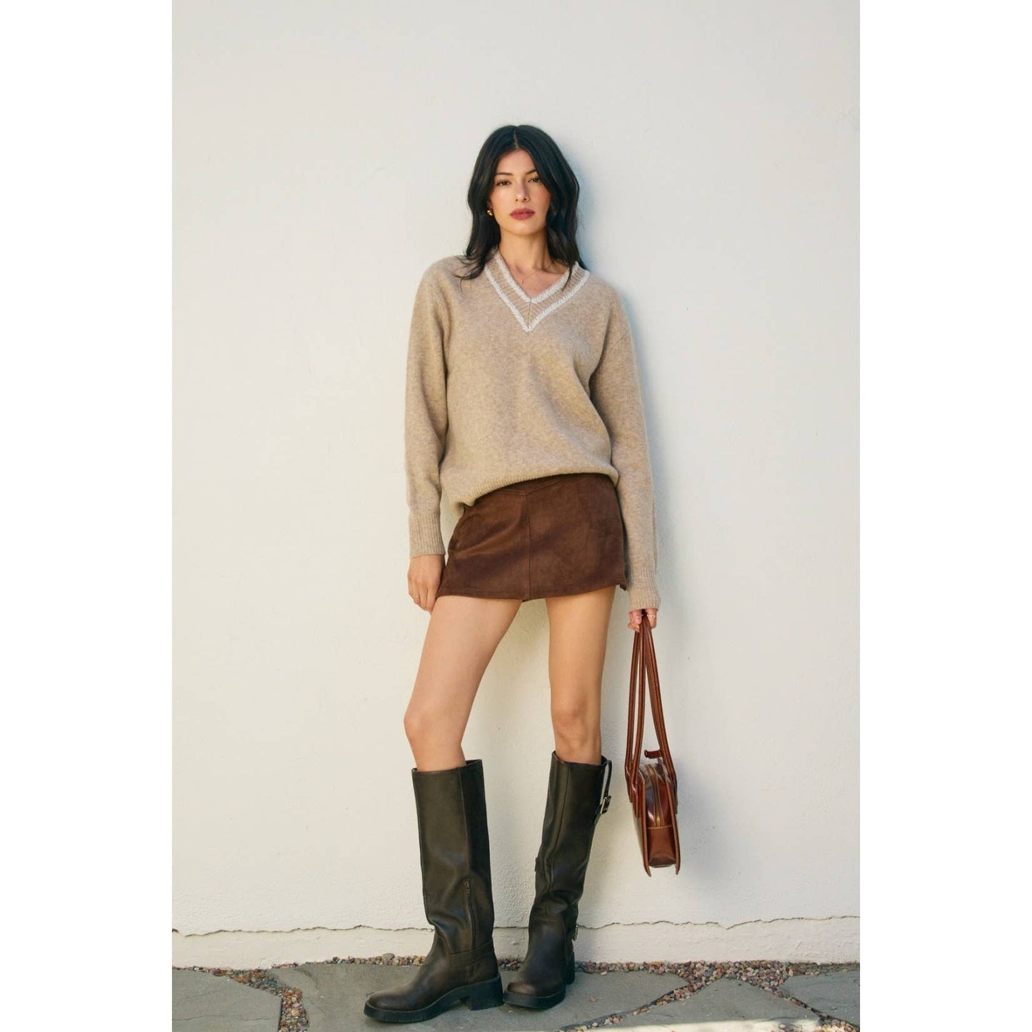 Dune Reverie Suede Mini Skirt