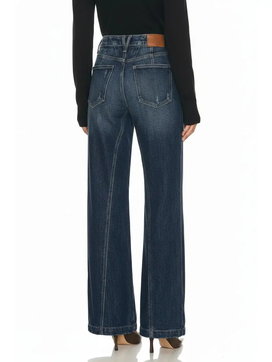 High Rise Relaxed Flare Jeans