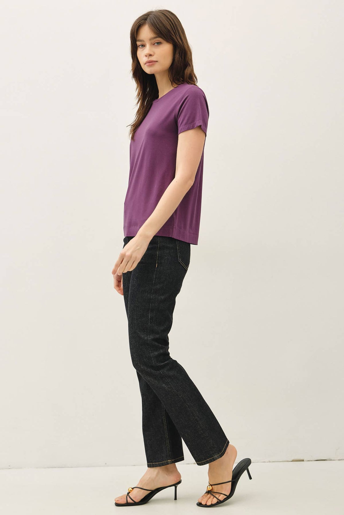 Bamboo/Modal Basic Round Neck T-Shirt