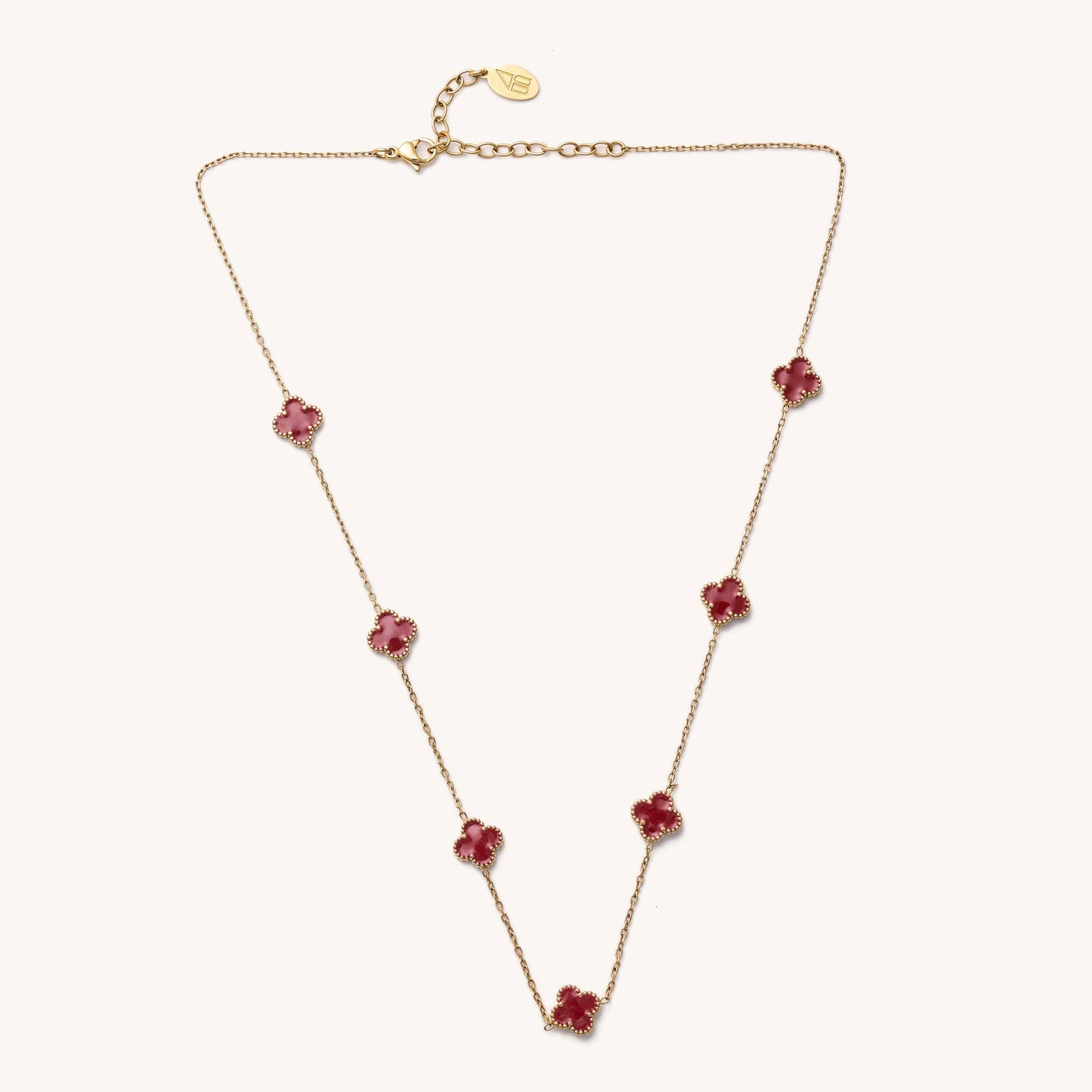 Red Mini Flora Necklace