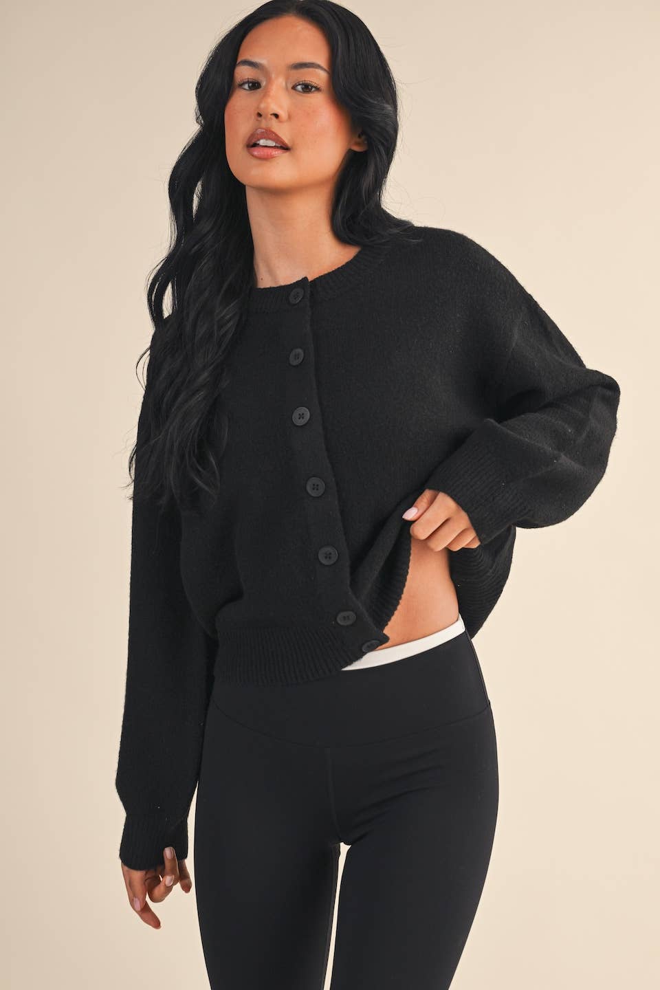 Knit Button Up Cardigan Sweater