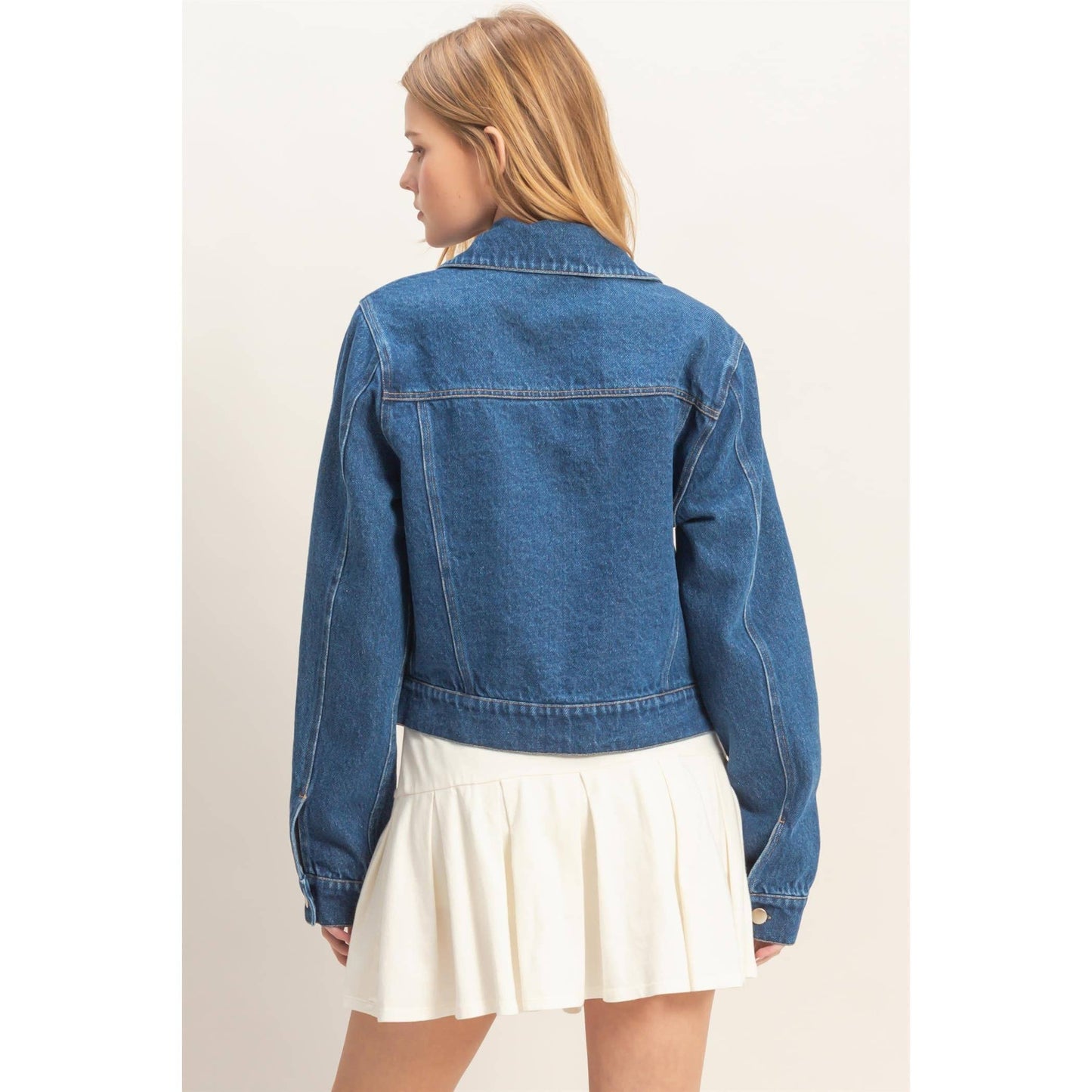 Denim Button-Up Jacket