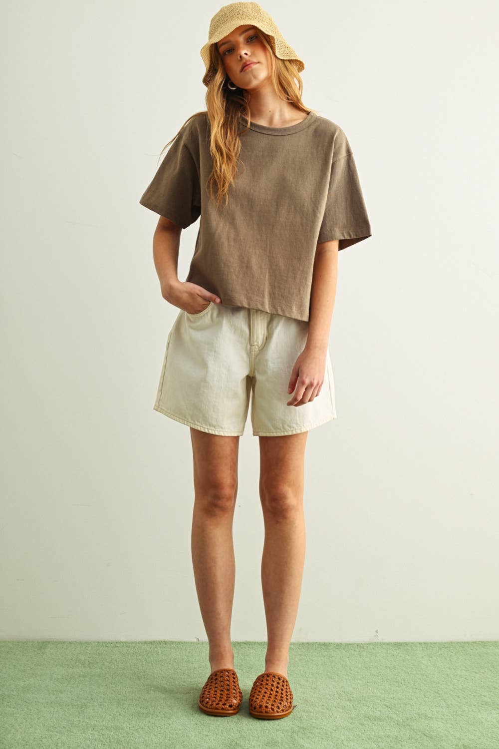 Natural Cotton Basic Top