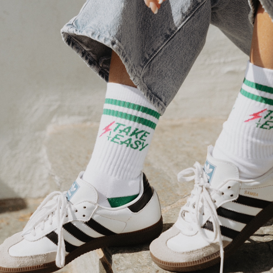 Take it Easy Crew Socks