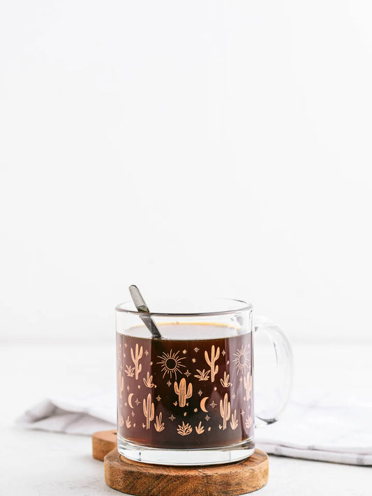 Cactus Glass Mug