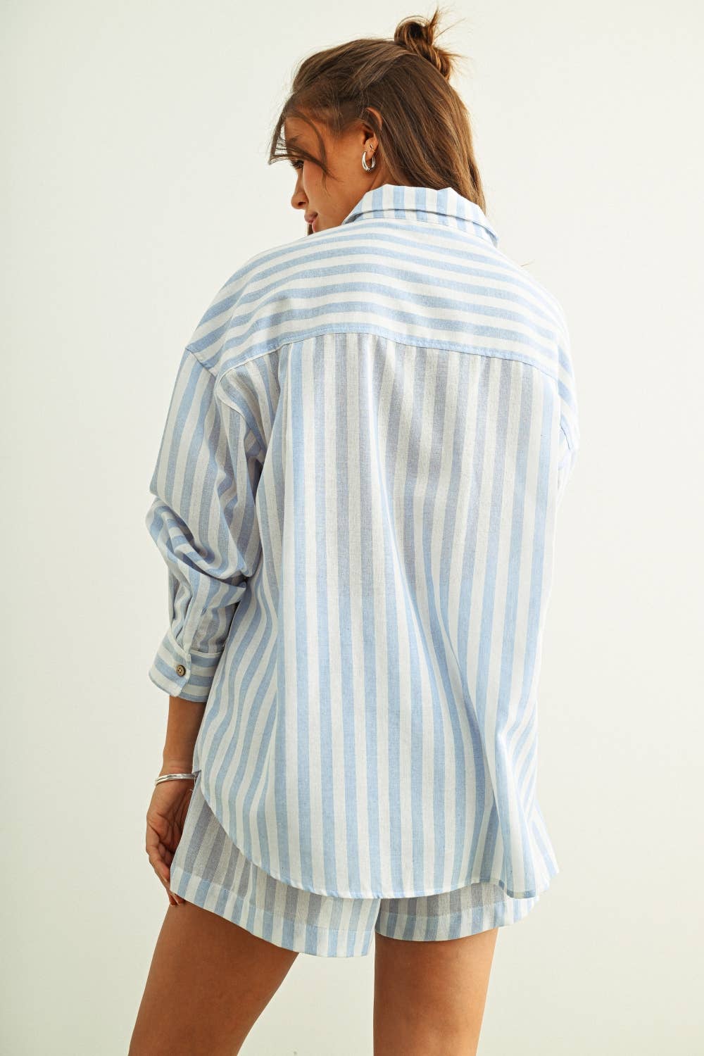 Blue Stripe Button Down