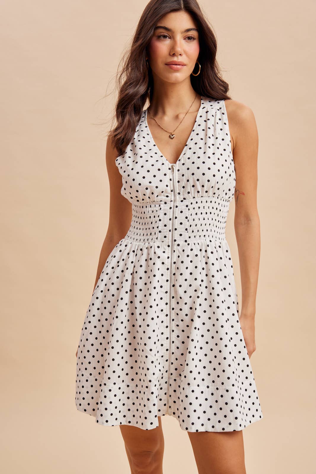 Polka Dot Mini Dress