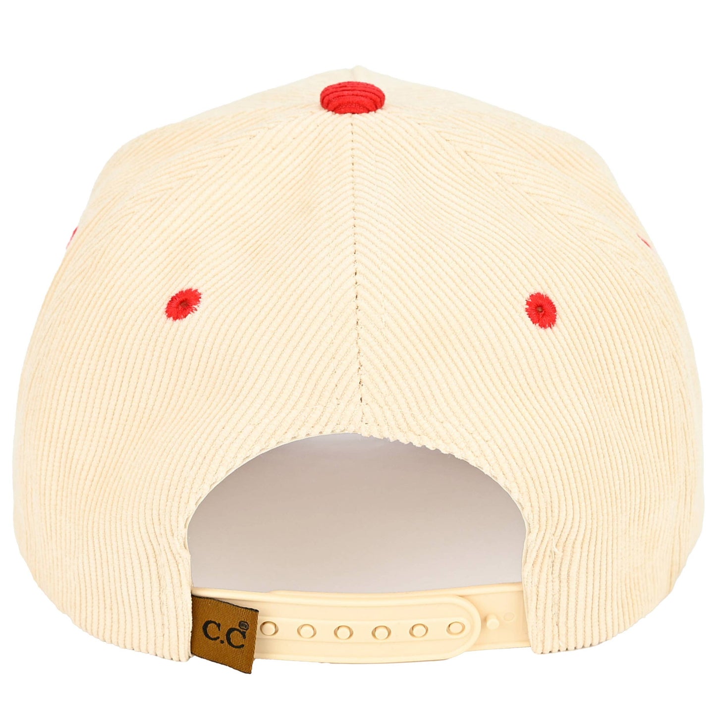 C.C SANTAS FAVORITE Corduroy Embroidered Hat