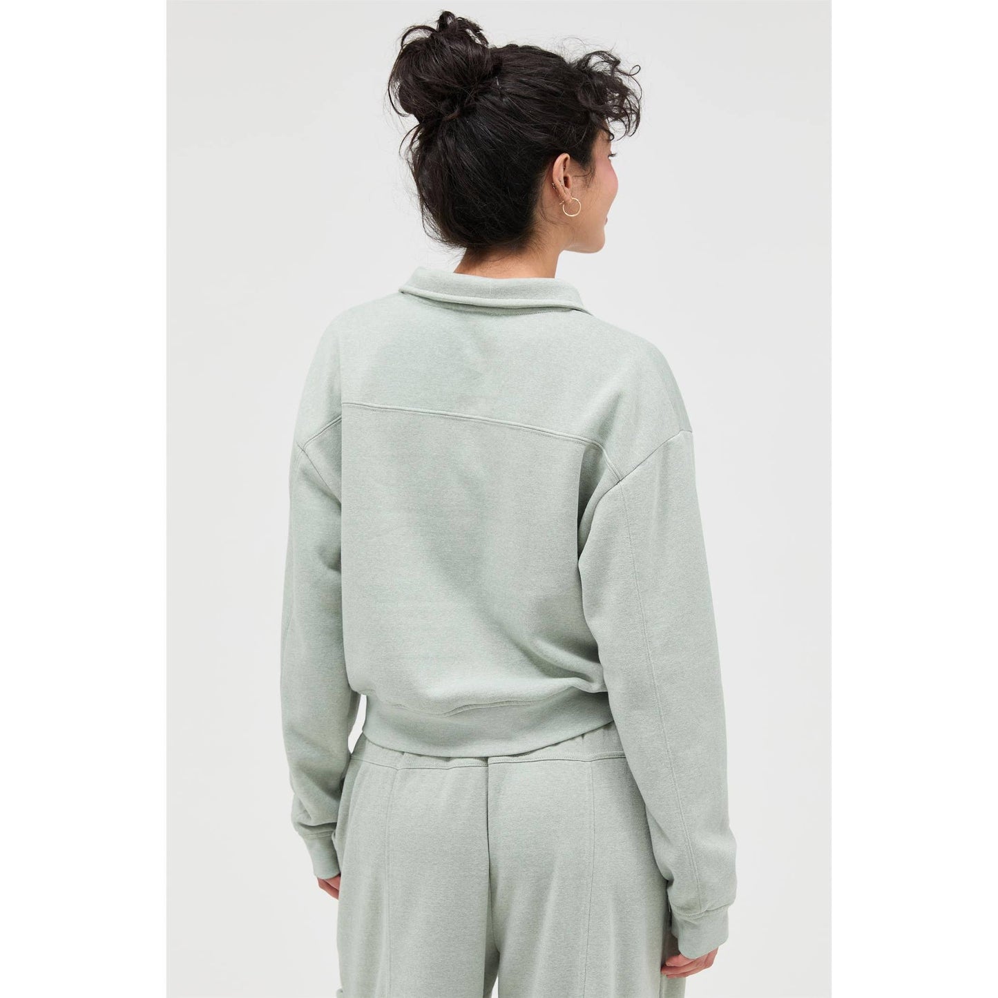 Half-Zip Burnout French Terry Pullover