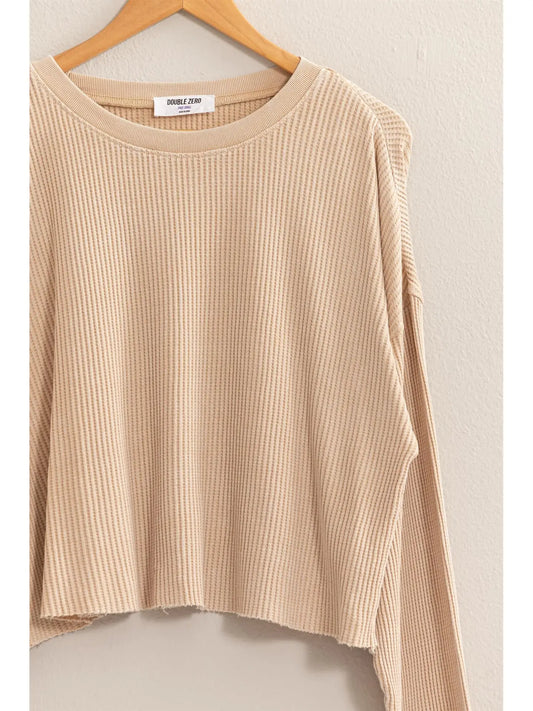 Long Sleeve Crop Sweater