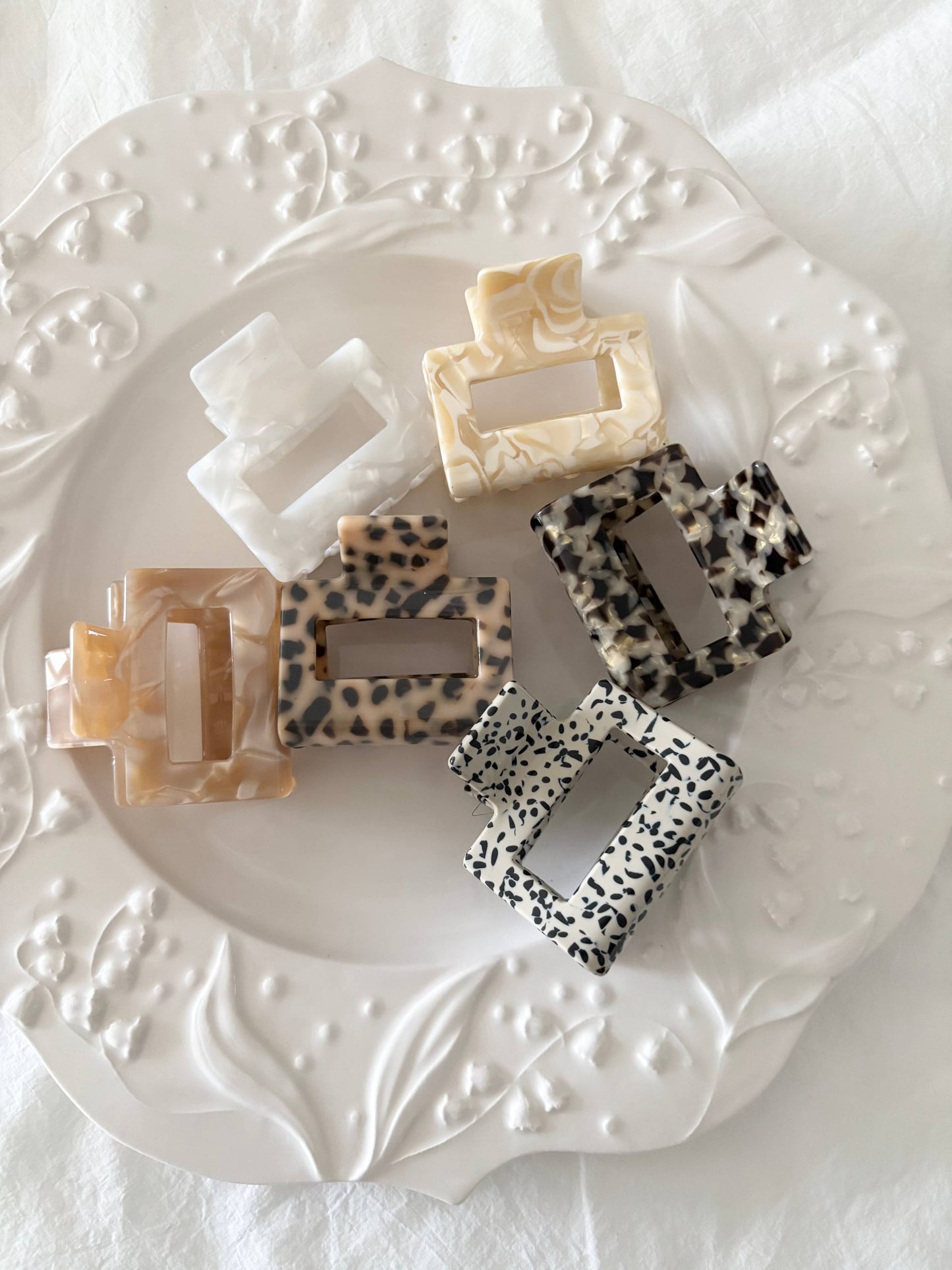 Modern Square Hair Claw