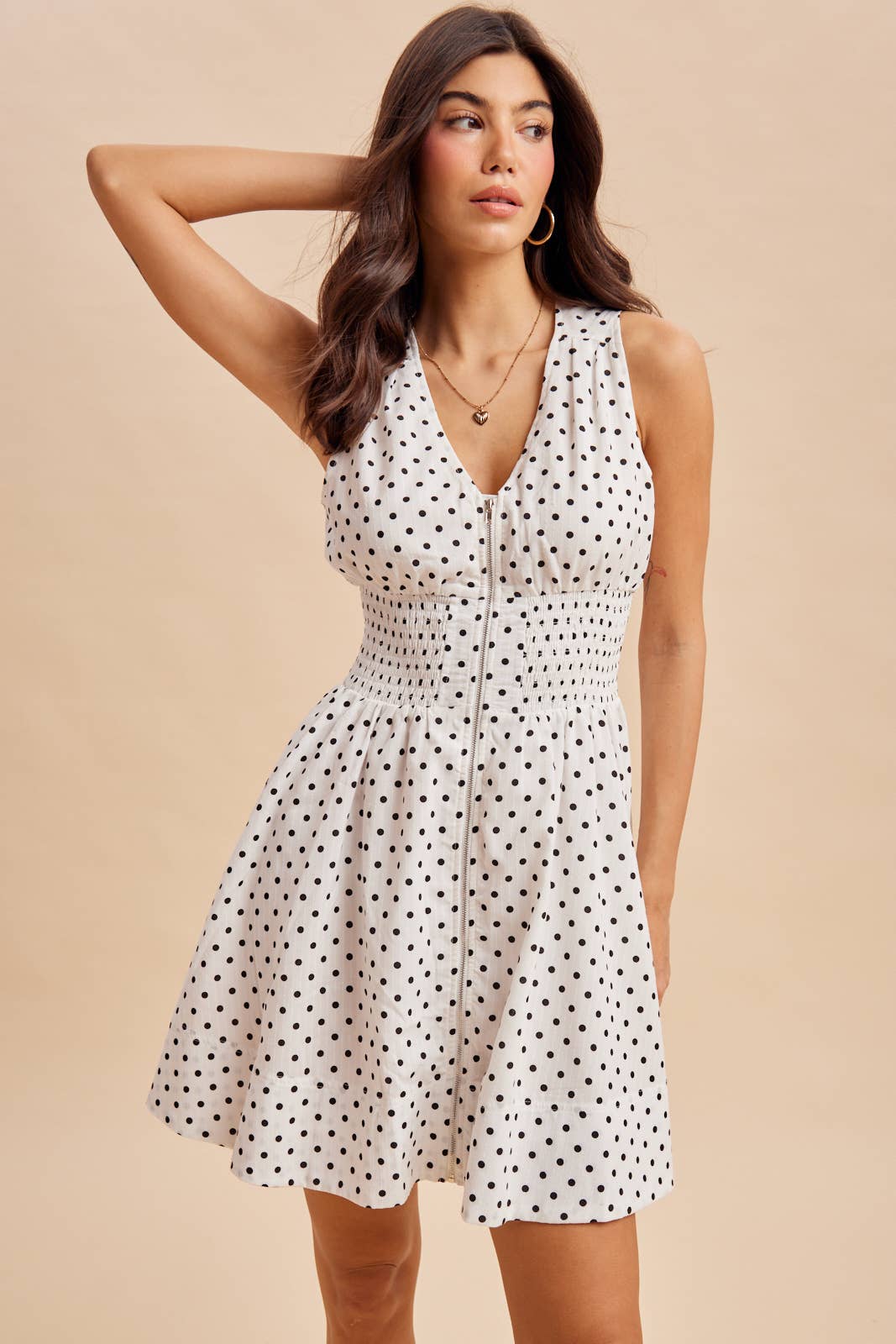 Polka Dot Mini Dress