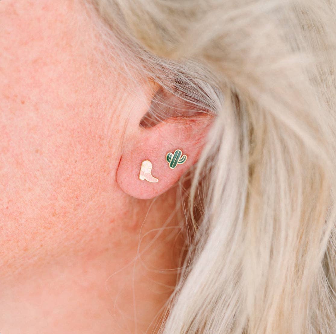 Cactus Pierced Co Earrings