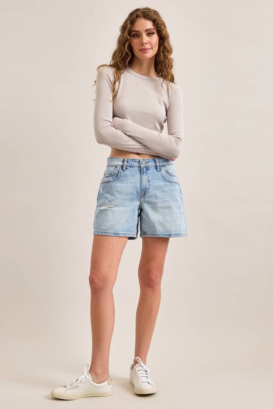Mid-Rise Sammie Barrel Shorts