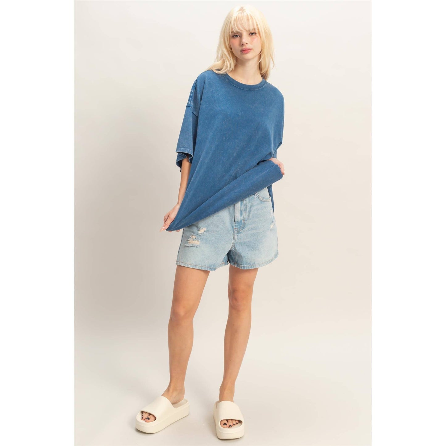 Oversized Mineral Wash T-Shirt