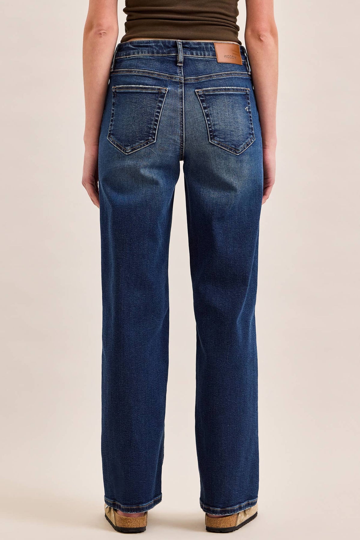 Classic Straight Leg Denim Jeans
