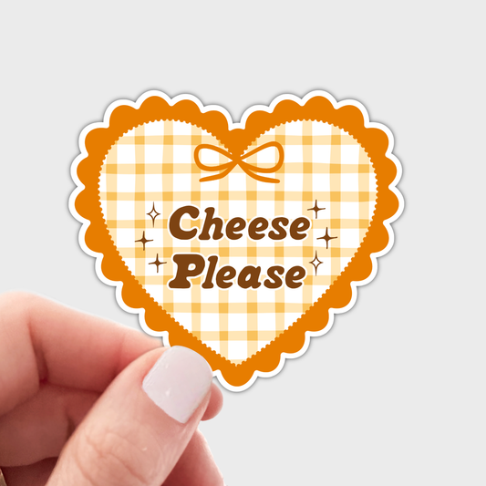 Cheese Please Sticker