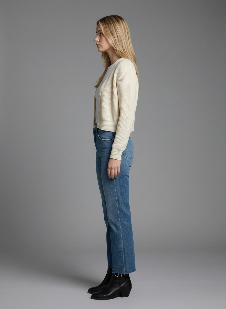 TUMMY CONTROL HIGH RISE STRAIGHT LEG JEANS