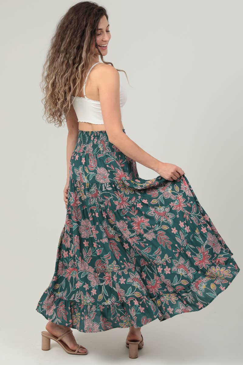 Floral Maxi Skirt