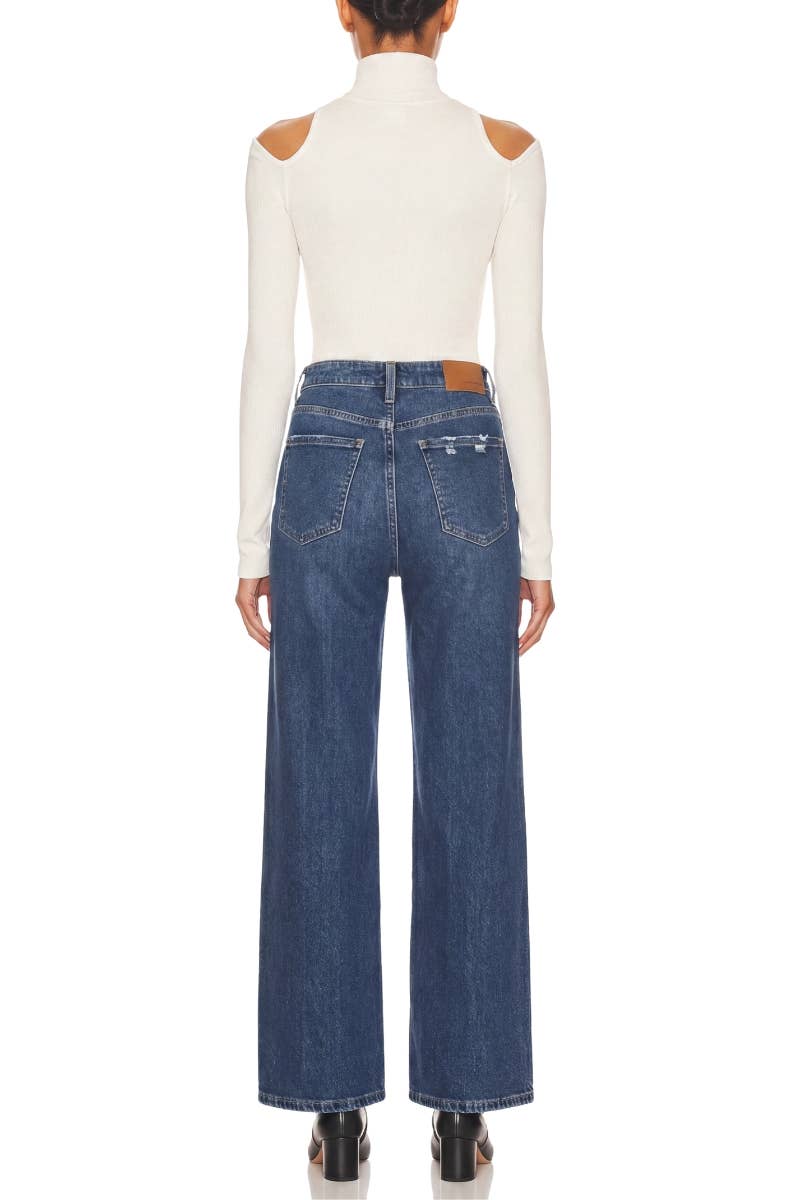 Hybrid Style Ultra High Rise Relaxed Flare Jeans